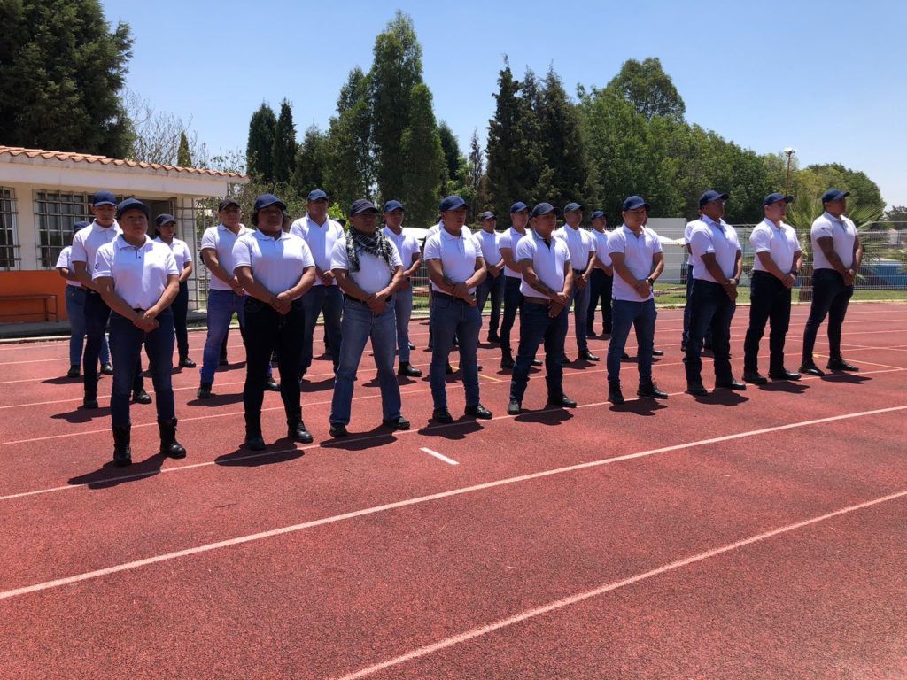 29 aspirantes a policía preventivo municipal, iniciaron su formación en la Academia de la SSC Cholula.