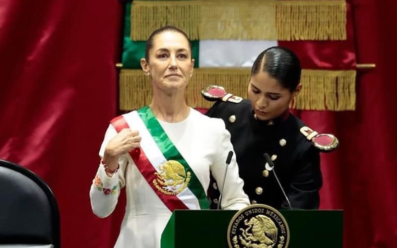 Claudia Sheinbaum rinde protesta como presidenta de México