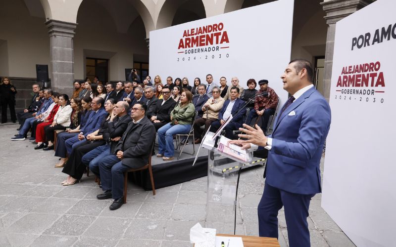 Alejandro Armenta: Puebla contribuirá al proyecto de nación