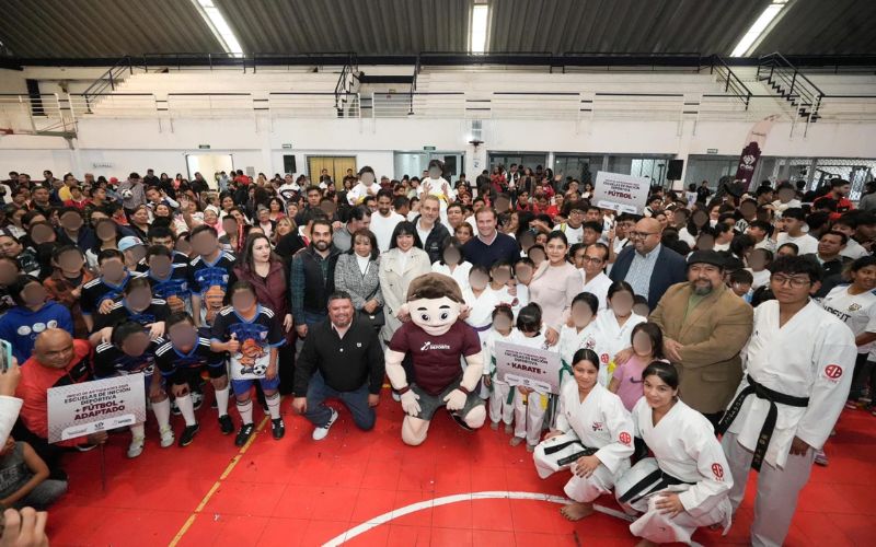 Ayuntamiento de Puebla reinaugura Escuelas de Iniciación Deportiva