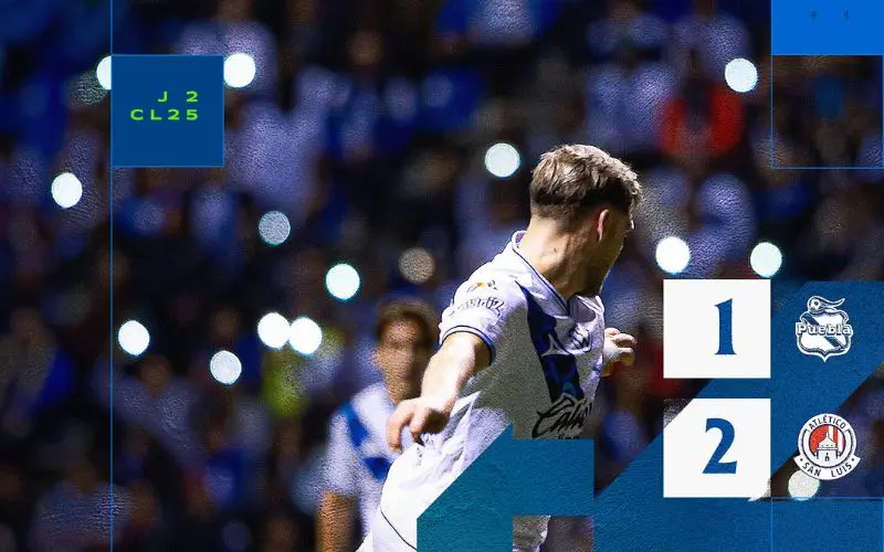 Club Puebla pierde 2-1 ante Atlético de San Luis en el Estadio Cuauhtémoc