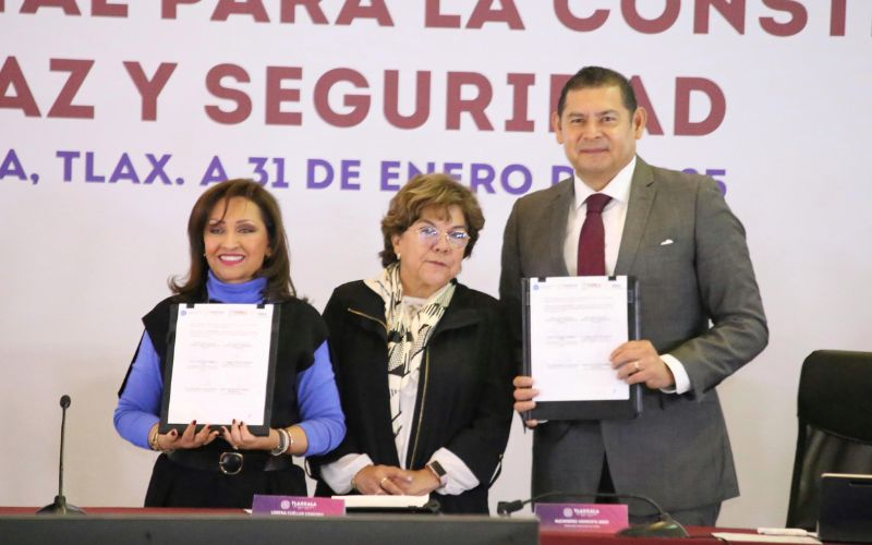 Puebla y Tlaxcala firman convenio para la Construcción de la Paz