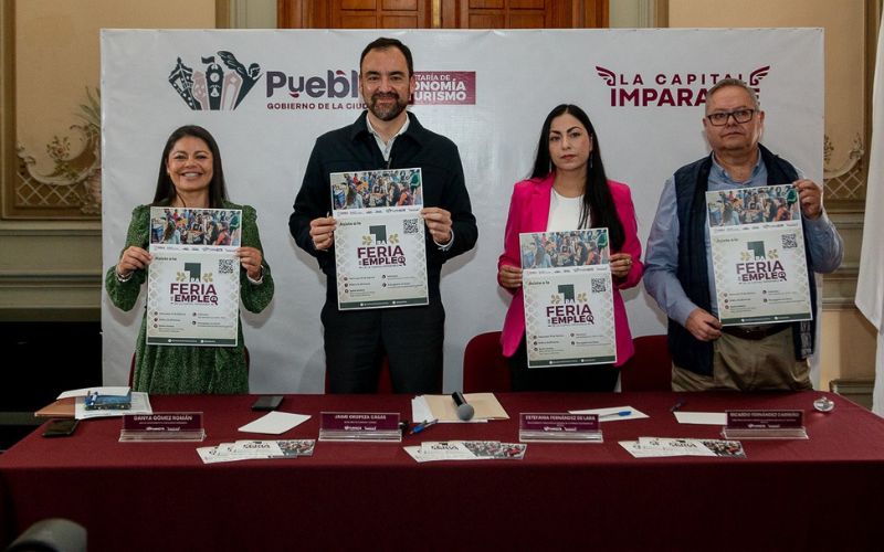 Anuncian Primera Feria de Empleo de La Capital Imparable 2025