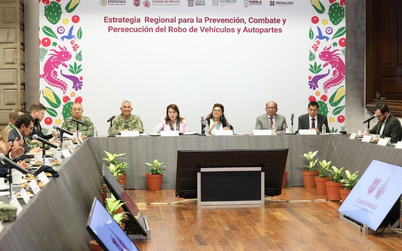 Puebla participa en Estrategia Regional contra robo de vehículos