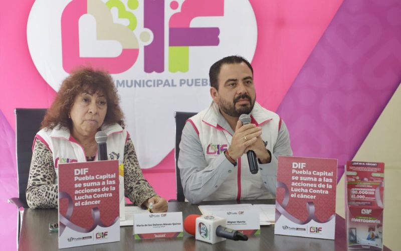 SMDIF Puebla se suma al Día Mundial contra el Cáncer