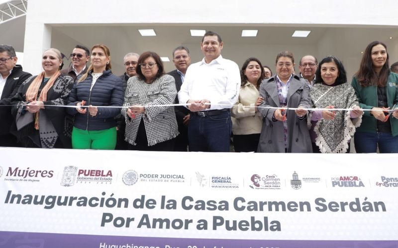 Alejandro Armenta inaugura Cuarta Casa Carmen Serdán